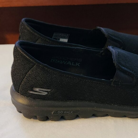 Skechers Go Walk sneakers sz 8.5 M black NWOB - Picture 3 of 6